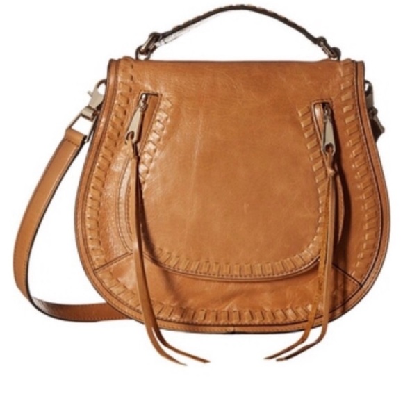 Beautiful Rebecca Minkoff Tan Leather Vanity Shoulder Crossbody Bag - Picture 2 of 11